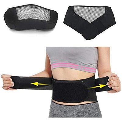 SteelFever Magnetic Self Heat Lower Back Brace Belt Lumbar Support Pain Relief SteelFever Magnetic Self Heat Lower Back Brace Belt Lumbar Support Pain Relief