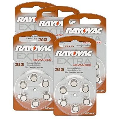 Rayovac - 312 - 1.45 V - 180 mAh - Hearing aid batteries Rayovac - 312 - 1.45 V - 180 mAh - Hearing aid batteries