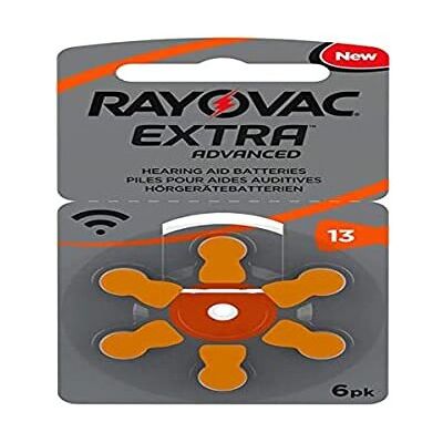 Rayovac - PR48 - Size 13 - Orange Tab - Hearing Aid Batteries Rayovac - PR48 - Size 13 - Orange Tab - Hearing Aid Batteries