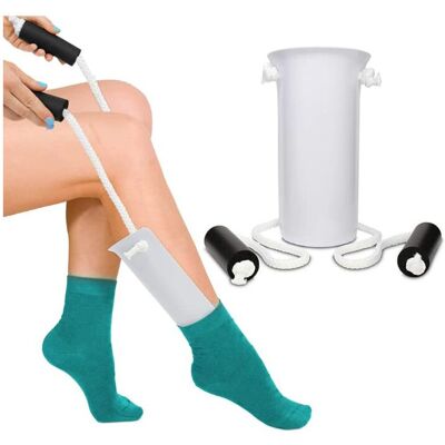 SIQITECHUK Sock Aid Tool Sock Helper Slider Sock Puller Upper Easy On and Off Stocking Slid SIQITECHUK Sock Aid Tool Sock Helper Slider Sock Puller Upper Easy On and Off Stocking Slid