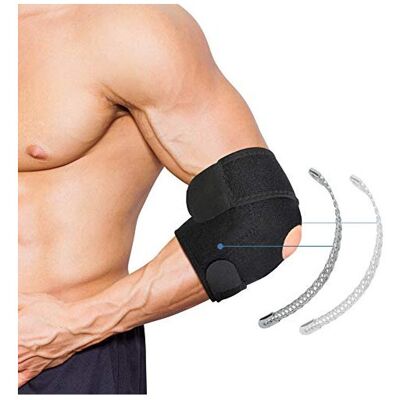 Yosoo Health Gear - Tennis Elbow Brace - Dual-Spring Stabiliser Yosoo Health Gear - Tennis Elbow Brace - Dual-Spring Stabiliser