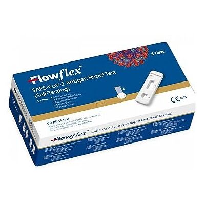 Flowflex One Step Lateral Flow Test Kit 5 tests One Step Test for Sars-CoV-2 Flowflex One Step Lateral Flow Test Kit 5 tests One Step Test for Sars-CoV-2