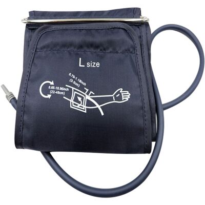 Unbranded Large 22 To 48cm Black Upper Arm Longer Blood Pressure Monitor Cuff Unbranded Large 22 To 48cm Black Upper Arm Longer Blood Pressure Monitor Cuff
