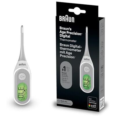 Braun Age Precision Digital thermometer For Accurate Temperate Measurement Stick f Braun Age Precision Digital thermometer For Accurate Temperate Measurement Stick f