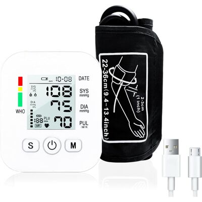 Nuonove Portable Blood Pressure Machine, Adjustable Upper Arm BP Cuff, 2 * 99 Memory wit Nuonove Portable Blood Pressure Machine, Adjustable Upper Arm BP Cuff, 2 * 99 Memory wit
