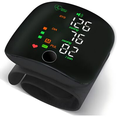 Care+ Rechargeable Wrist Digital Blood Pressure Monitor with LED Heart Rate - Large HD Care+ Rechargeable Wrist Digital Blood Pressure Monitor with LED Heart Rate - Large HD