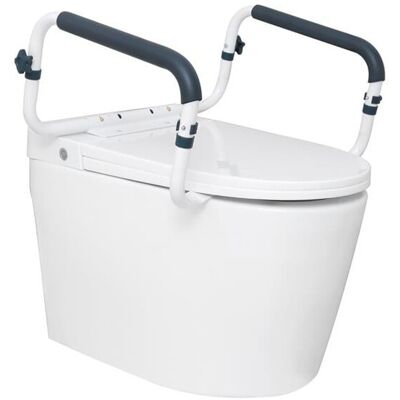 Vevor Toilet Safety Rail - Adjustable Width - 300LBS Capacity - Easy Install Vevor Toilet Safety Rail - Adjustable Width - 300LBS Capacity - Easy Install