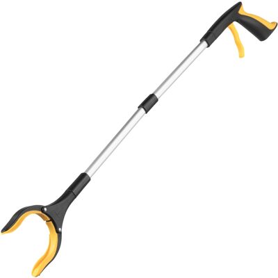 Hardys (Yellow) 31" Folding Litter Picker Reacher Grabber Stick Hardys (Yellow) 31" Folding Litter Picker Reacher Grabber Stick