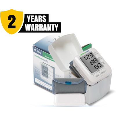 Healthcare World Wrist Blood Pressure Monitor Digital & Fully Automatic WHO Indicator Clinically Healthcare World Wrist Blood Pressure Monitor Digital & Fully Automatic WHO Indicator Clinically