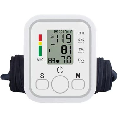GOPLUSHTOY Automatic Digital Upper Arm Blood Pressure Pulse Check Blood Monitor GOPLUSHTOY Automatic Digital Upper Arm Blood Pressure Pulse Check Blood Monitor