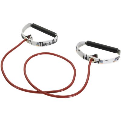 TheraBand Thera-Band Professional Latex Resistance Tubing with Handles For Upper-Body Exer TheraBand Thera-Band Professional Latex Resistance Tubing with Handles For Upper-Body Exer