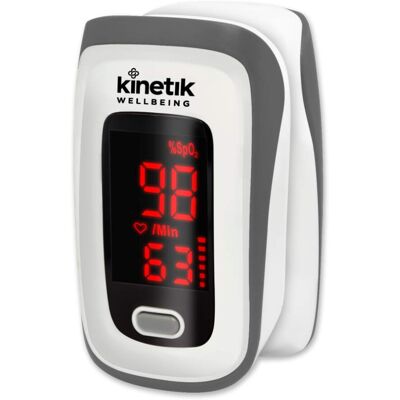 Kinetik Wellbeing Finger Pulse Oximeter - Heart Rate Monitor Used by the NHS, Bl Kinetik Wellbeing Finger Pulse Oximeter - Heart Rate Monitor Used by the NHS, Bl