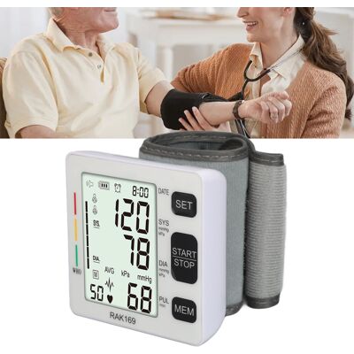 Unbranded Blood Pressure Wrist Cuff Monitor for Home Use Large LCD Display 198 Sets Record Unbranded Blood Pressure Wrist Cuff Monitor for Home Use Large LCD Display 198 Sets Record