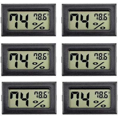 Unbranded 6pack Mini Hygrometer Indoor Humidity Meter Hygrometer Digital Thermometers Humi Unbranded 6pack Mini Hygrometer Indoor Humidity Meter Hygrometer Digital Thermometers Humi