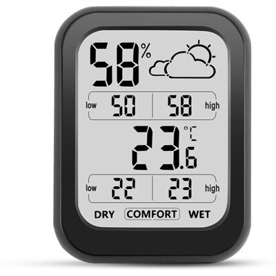 Unbranded Greenhouse and Home Digital Thermometer Hygrometer with LCD Screen Unbranded Greenhouse and Home Digital Thermometer Hygrometer with LCD Screen