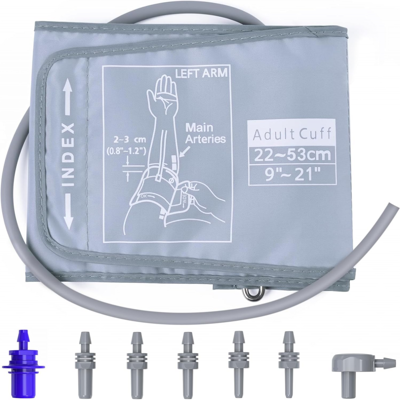 Unbranded Extra Large Cuff Compatible with Omron 9u201d-21u201d Inches (22-53CM) XL Blood Unbranded Extra Large Cuff Compatible with Omron 9u201d-21u201d Inches (22-53CM) XL Blood