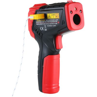 Unbranded Non-Contact Infrared Thermometer -58 to 1472, K-Type Thermocouple, Color LCD Unbranded Non-Contact Infrared Thermometer -58 to 1472, K-Type Thermocouple, Color LCD