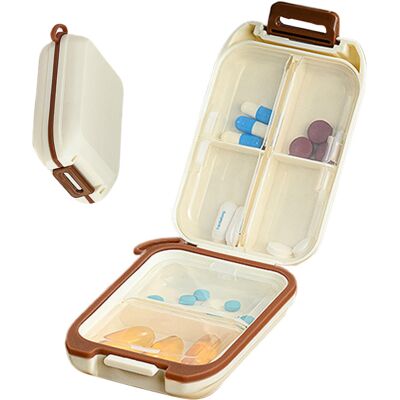 Unbranded Pill Organizer with Sealed Daily Compartments for Travel, Home, Office and Famil Unbranded Pill Organizer with Sealed Daily Compartments for Travel, Home, Office and Famil