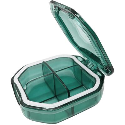 Unbranded Travel Pill Organizer with Divider Small Pill Container for Bag Purse Unbranded Travel Pill Organizer with Divider Small Pill Container for Bag Purse