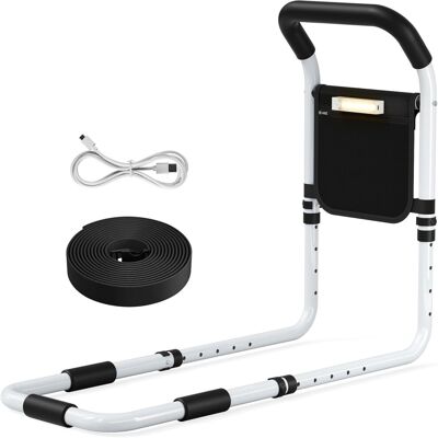 Gr8 Home Bed Rail for Elderly Adjustable with LED Light Gr8 Home Bed Rail for Elderly Adjustable with LED Light