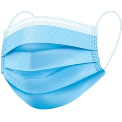 Unbranded Disposable Face Masks 100 Pack, 3 Ply Breathable Filter Mask with Adjustable Nos Unbranded Disposable Face Masks 100 Pack, 3 Ply Breathable Filter Mask with Adjustable Nos