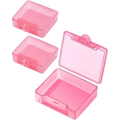 STOYOTU (Pink-3pcs) 3 Pcs Portable Small Pill Box Daily Mini Pill Organizer Travel Pocke STOYOTU (Pink-3pcs) 3 Pcs Portable Small Pill Box Daily Mini Pill Organizer Travel Pocke