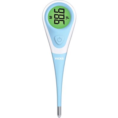 Vicks ComfortFlex Digital Thermometer - Accurate, Color Coded Reading in 8 Secon Vicks ComfortFlex Digital Thermometer - Accurate, Color Coded Reading in 8 Secon