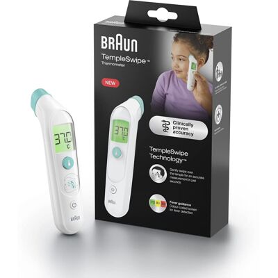 Braun Sensian Swipe 5 Temple thermometer -TempleSwipe Technology Braun Sensian Swipe 5 Temple thermometer -TempleSwipe Technology