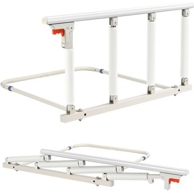Misvayli Elderly Bed Rail with Folding Handle, Bedside Safety Assist Grab Bar, Adjustable Misvayli Elderly Bed Rail with Folding Handle, Bedside Safety Assist Grab Bar, Adjustable