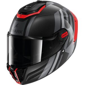 (XL) Shark Spartan RS Carbon Full Face Helmet Shawn Black / Red / Anthracite (XL) Shark Spartan RS Carbon Full Face Helmet Shawn Black / Red / Anthracite
