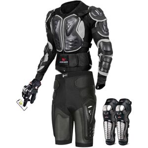 GreenZech (XL) Motorcycle Body Armor Suit Motorcycle Jacket+Hip Protector+Gloves+Knee Pads GreenZech (XL) Motorcycle Body Armor Suit Motorcycle Jacket+Hip Protector+Gloves+Knee Pads