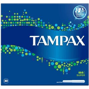 Tampax Super Tampons with Cardboard Applicator 1 Pack (20 Pcs) Tampax Super Tampons with Cardboard Applicator 1 Pack (20 Pcs)