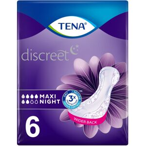 Tena Lady Discreet Maxi Night Incontinence Pads With Odour Control - Pack of 6 Tena Lady Discreet Maxi Night Incontinence Pads With Odour Control - Pack of 6