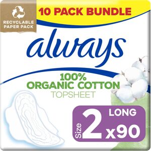 Always Cotton Protection Ultra Normal Sanitary Towels, Size 2 With Wings, 90 Pads, 100% Always Cotton Protection Ultra Normal Sanitary Towels, Size 2 With Wings, 90 Pads, 100%