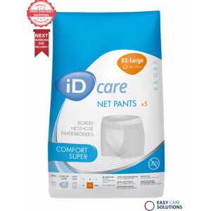 Tena iD Care Comfort Super - Extra Extra Large Pack of 5 Net Pants For Pads Tena iD Care Comfort Super - Extra Extra Large Pack of 5 Net Pants For Pads