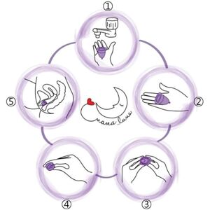 Unbranded (purple, L) Menstrual Cup Medical Grade Soft Silicone Moon Lady Period Hygiene R Unbranded (purple, L) Menstrual Cup Medical Grade Soft Silicone Moon Lady Period Hygiene R