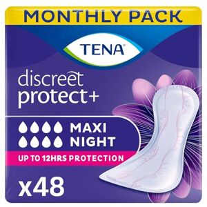TENA Discreet Maxi Night Pads - 48 Count, Incontinence, Night Time TENA Discreet Maxi Night Pads - 48 Count, Incontinence, Night Time