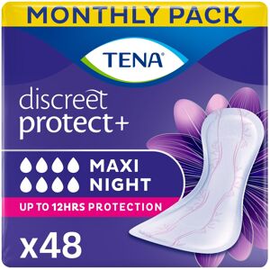 TENA Discreet Maxi Night, Incontinence Pads for Women, Specifically Designed for TENA Discreet Maxi Night, Incontinence Pads for Women, Specifically Designed for