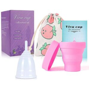 Unbranded (As show, One size) The Menstrual Cup Made of Medical Grade Silicone, (White, S) Unbranded (As show, One size) The Menstrual Cup Made of Medical Grade Silicone, (White, S)