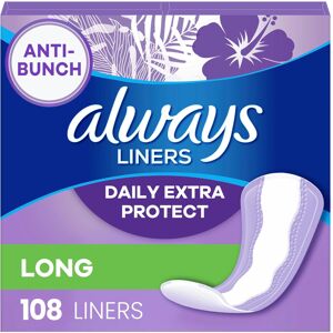 Always Daily Extra Protect Liners, Long Length, Unscented Panty Always Daily Extra Protect Liners, Long Length, Unscented Panty