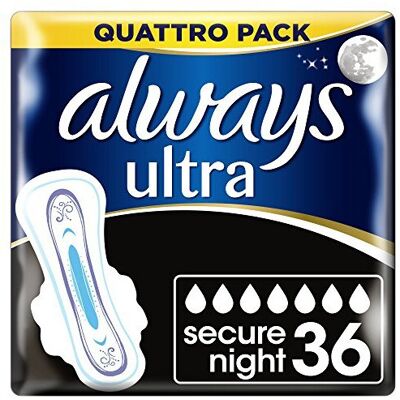 Always Ultra Secure Night - 9x4 - 4 - with wings - Sanitary towels Always Ultra Secure Night - 9x4 - 4 - with wings - Sanitary towels
