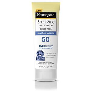 Neutrogena Sheer Zinc Dry-Touch Sunscreen SPF 50 - Sunscreen Neutrogena Sheer Zinc Dry-Touch Sunscreen SPF 50 - Sunscreen