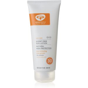 Green People Organic Sun Lotion SPF30 Scent Free 200ml Green People Organic Sun Lotion SPF30 Scent Free 200ml