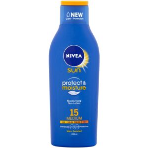 Nivea Sun Sun Tan Moisturising Lotion 200ml SPF15 Water Resistant Nivea Sun Sun Tan Moisturising Lotion 200ml SPF15 Water Resistant