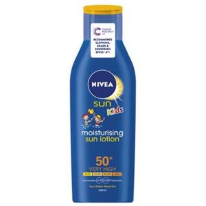 Nivea Sun Moisturising SPF50 Kids Sun Lotion 200ml Nivea Sun Moisturising SPF50 Kids Sun Lotion 200ml