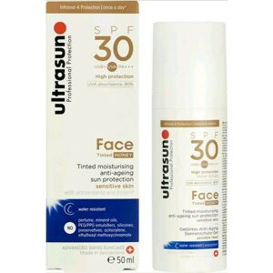 Ultrasun Face Tinted SPF 30 Honey - Sun Protection Cream Ultrasun Face Tinted SPF 30 Honey - Sun Protection Cream
