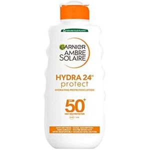 Garnier Ambre Solaire Hydra 24H SPF50 Sunscreen Lotion with Shea Butter - Hydrat Garnier Ambre Solaire Hydra 24H SPF50 Sunscreen Lotion with Shea Butter - Hydrat
