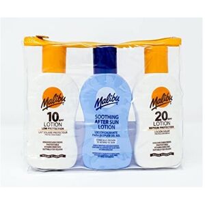 Malibu Sun Protection Travel Size Tanning Pack 1 x SPF 20 1 x SPF 10 Sun Tan Lot Malibu Sun Protection Travel Size Tanning Pack 1 x SPF 20 1 x SPF 10 Sun Tan Lot