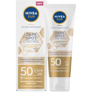 NIVEA Sun UV Face Specialist Dark Spot Control Fluid SPF50 (40ml), Protects Agai NIVEA Sun UV Face Specialist Dark Spot Control Fluid SPF50 (40ml), Protects Agai