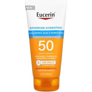 Eucerin Sun Advanced Hydration SPF 50 Sunscreen Lotion 5 Fl Oz Tube Eucerin Sun Advanced Hydration SPF 50 Sunscreen Lotion 5 Fl Oz Tube
